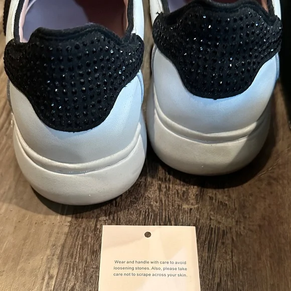 Kate Spade White and Black Sneakers - Picture 5 of 9